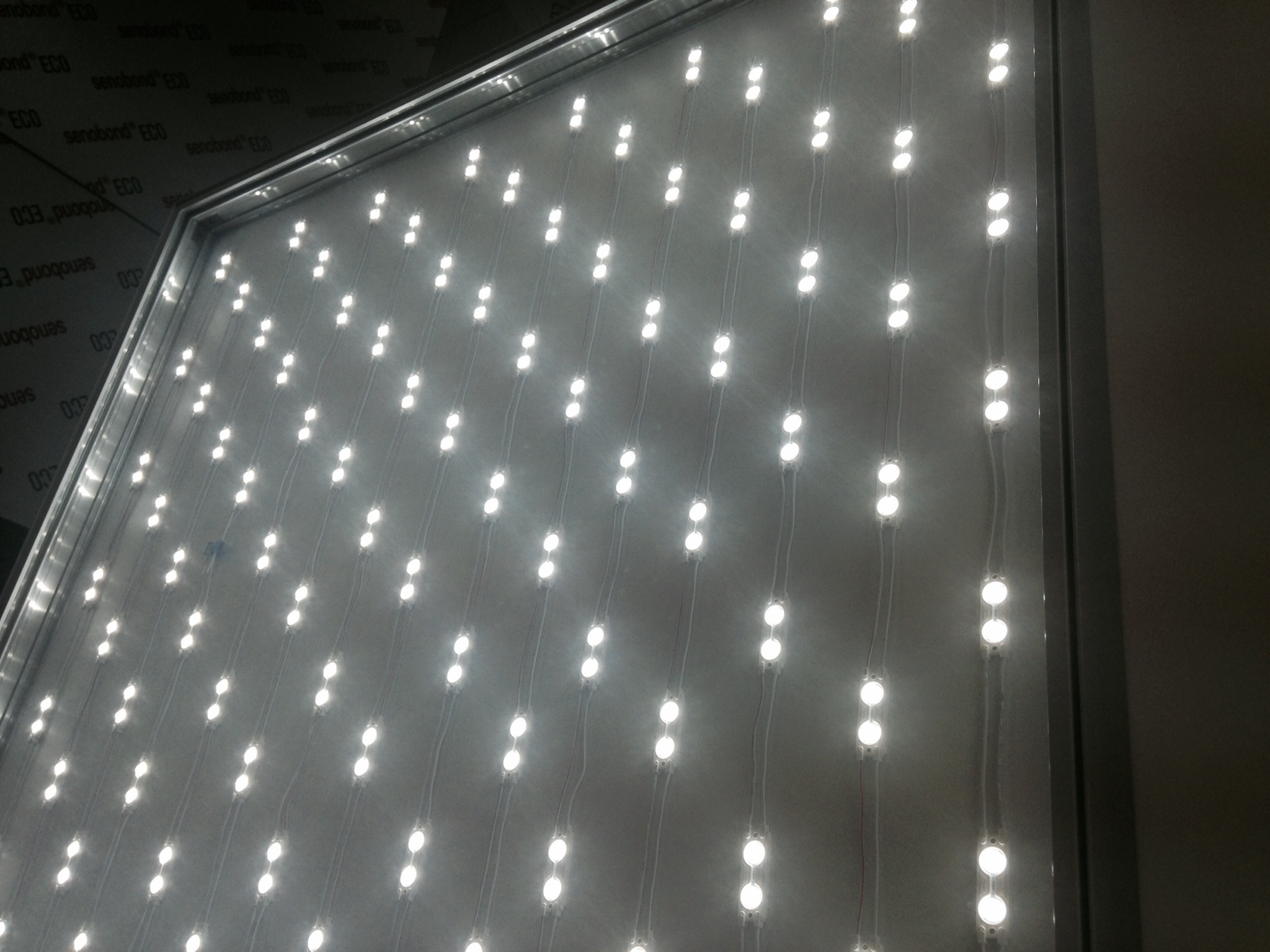 LED - Leuchtschild 2-seitig oval
