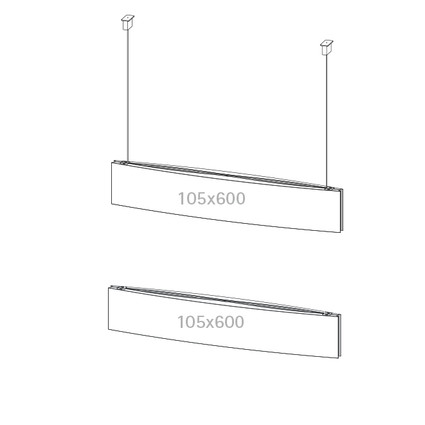 Deckenschild Pixquick Suspension