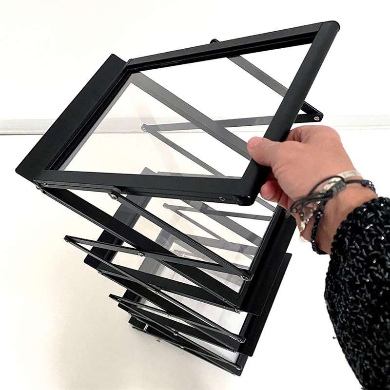 Flex-Prospektständer - Schwarz - 6 x A4