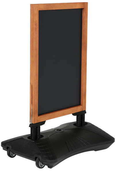 Holz Wind-Sign Waterbase Kundenstopper - 59x78cm