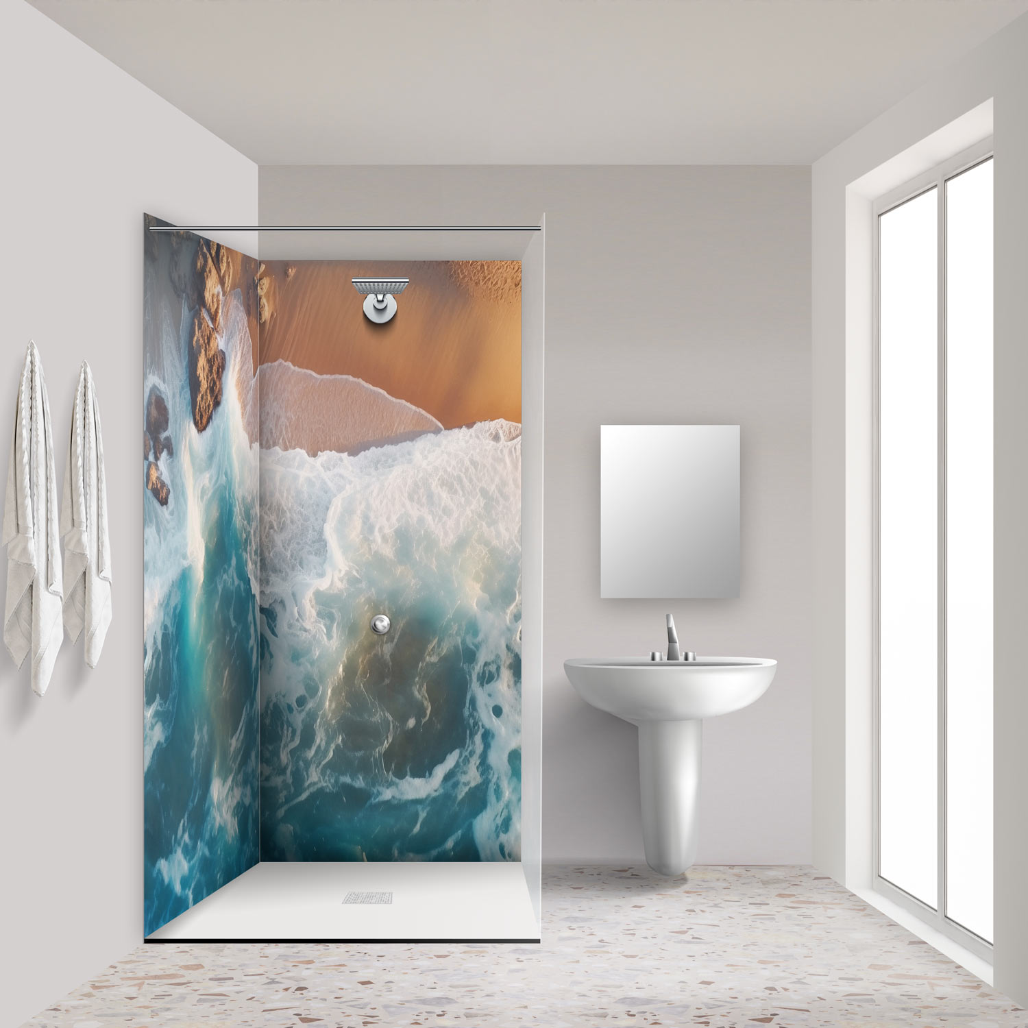 Duschrückwand - individuelles Design