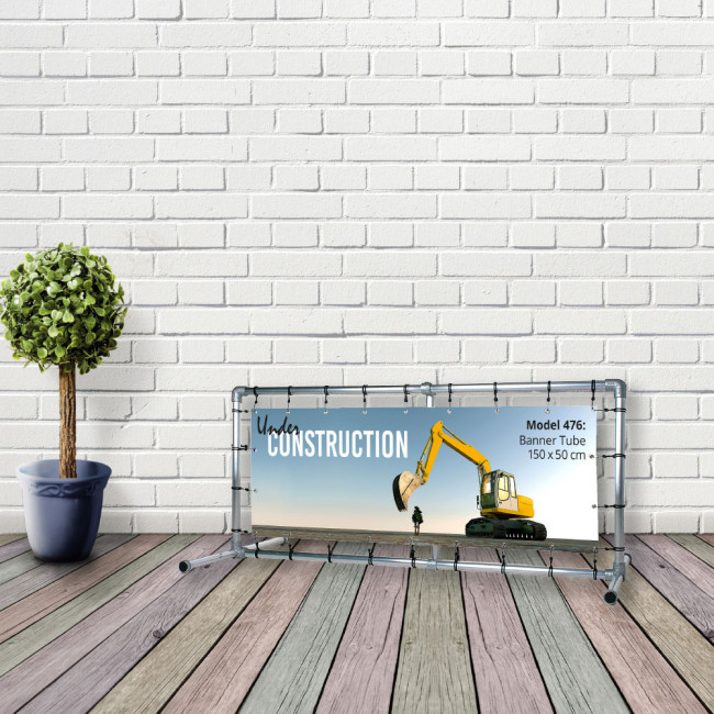 Freistehender Rahmen - für 150x50cm Banner
